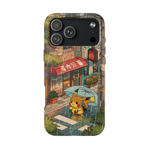 32-Bit Virtual Pika Rain Phone Case