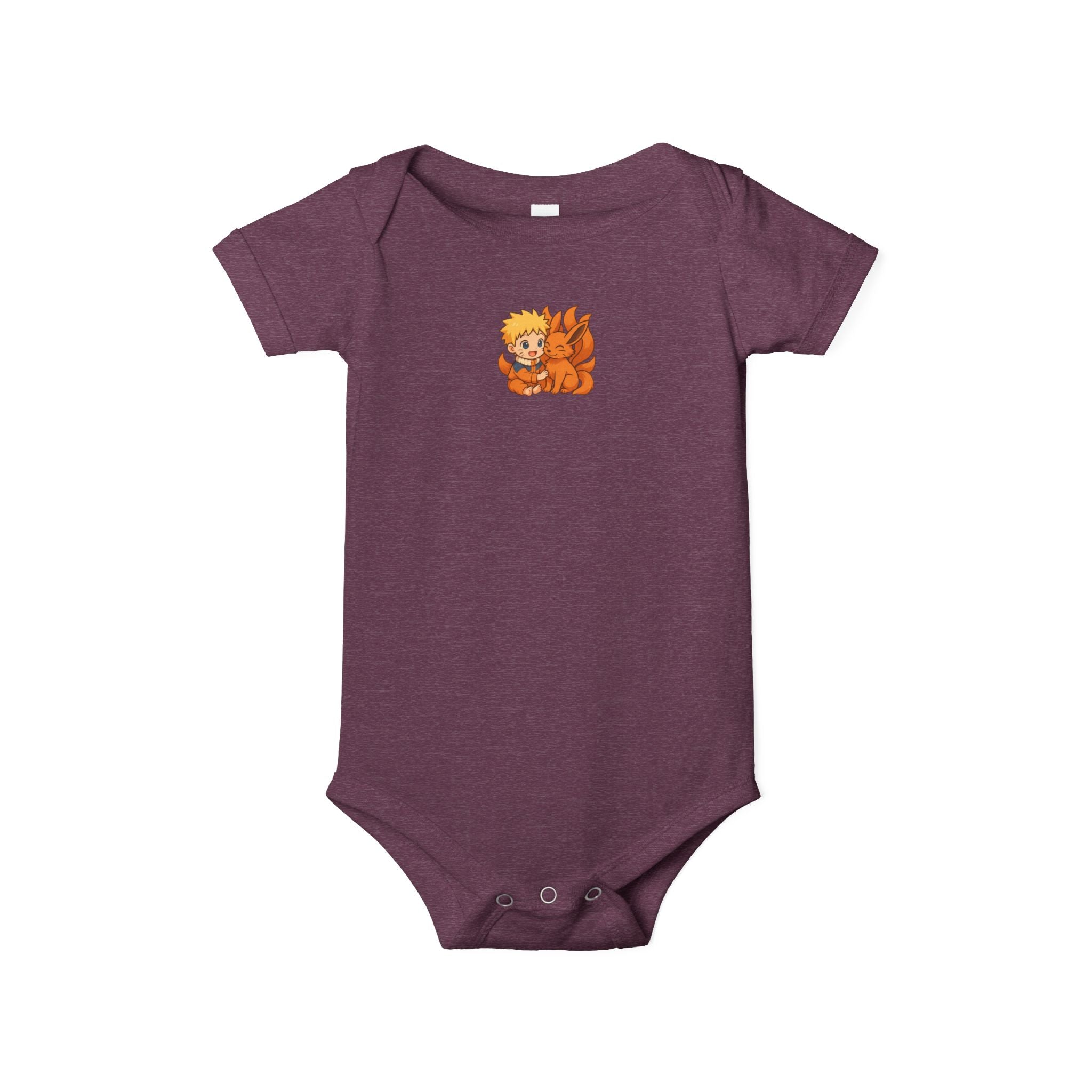 Baby Naruto & Baby Kurama One-Piece Bodysuit