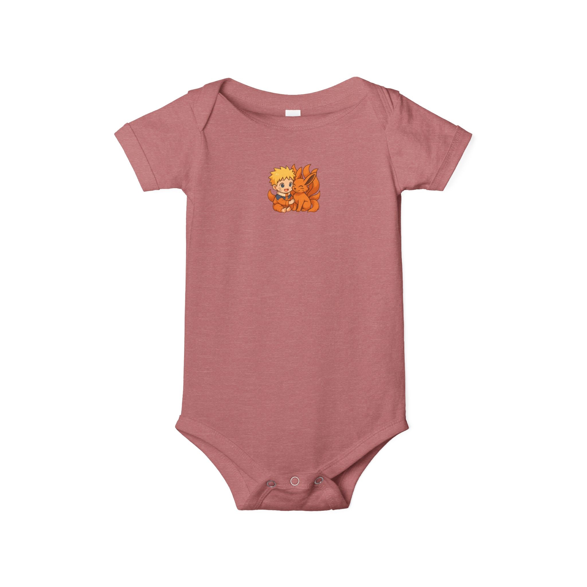 Baby Naruto & Baby Kurama One-Piece Bodysuit