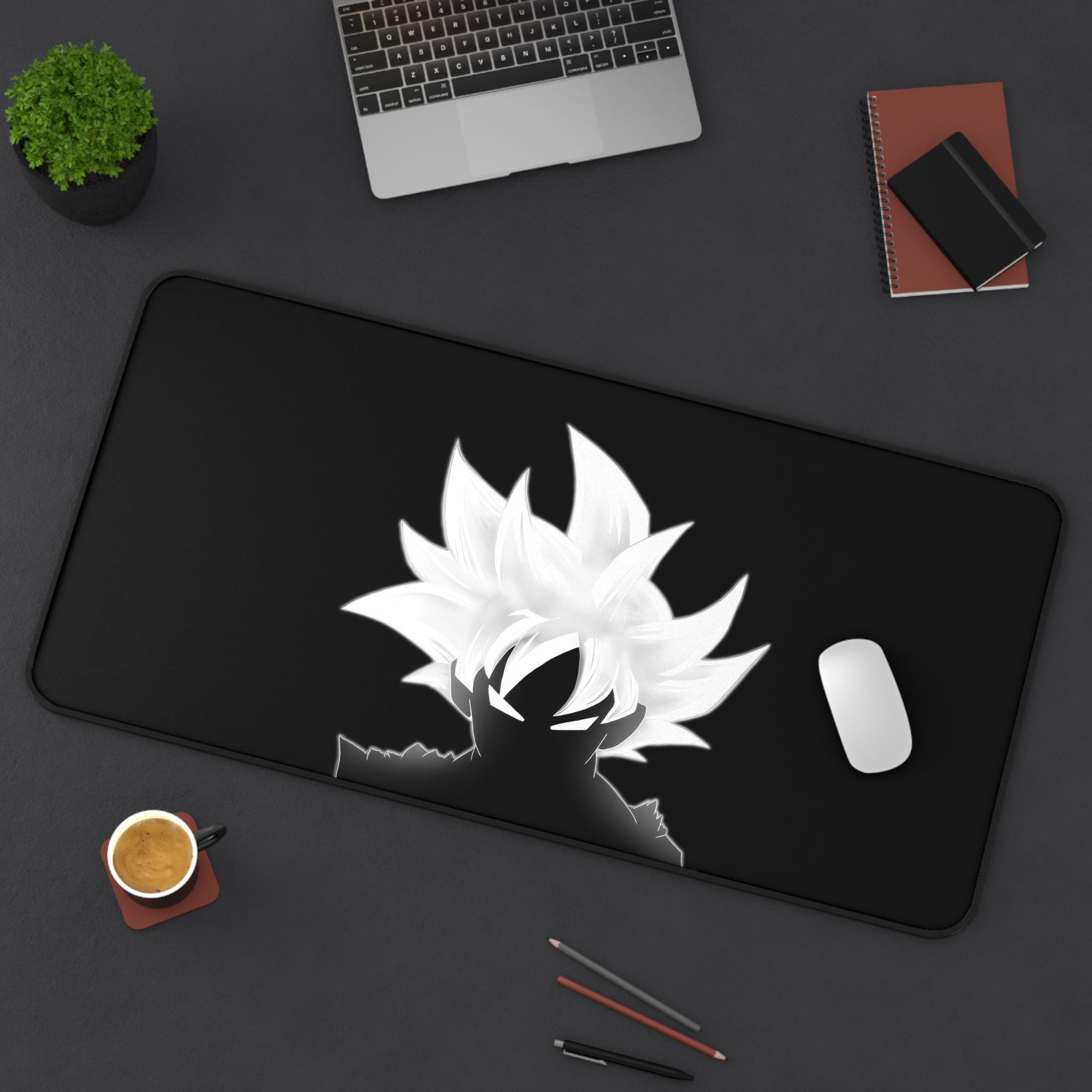 Goku silhouette Desk Mat/Gaming Mouse Pad