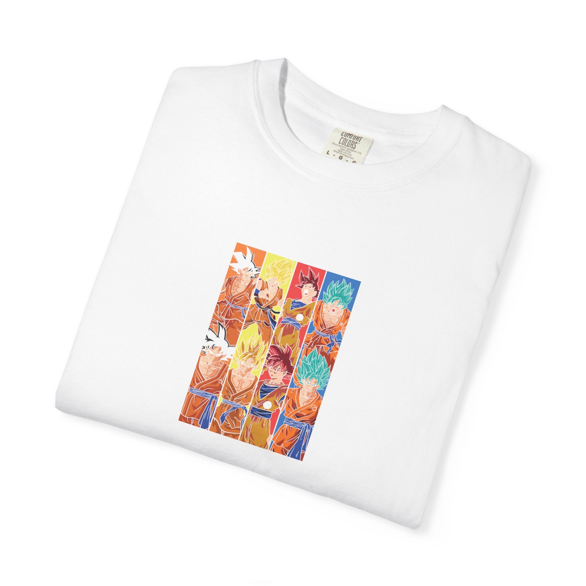 Goku Transformation Collage T-shirt