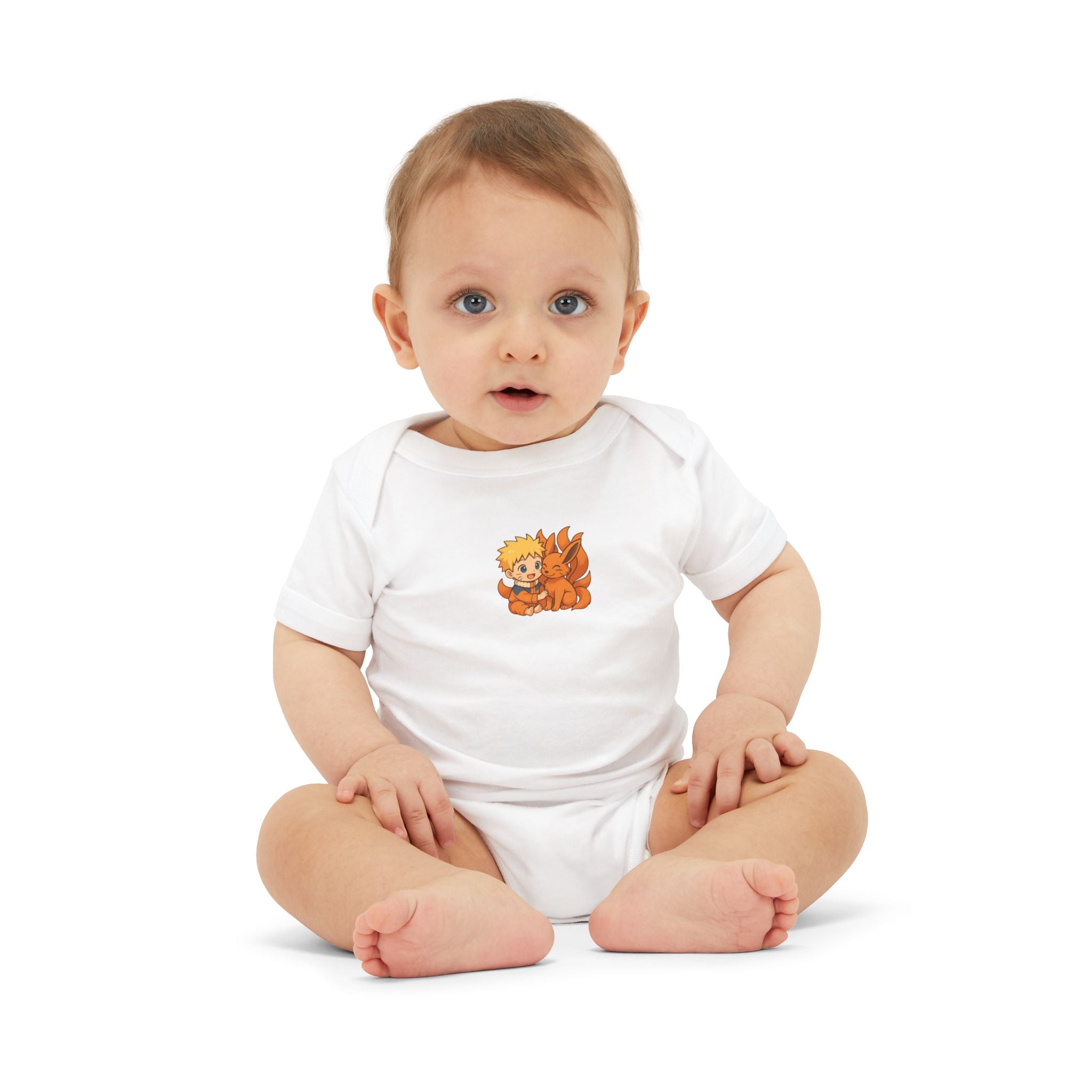 Baby Naruto & Baby Kurama One-Piece Bodysuit