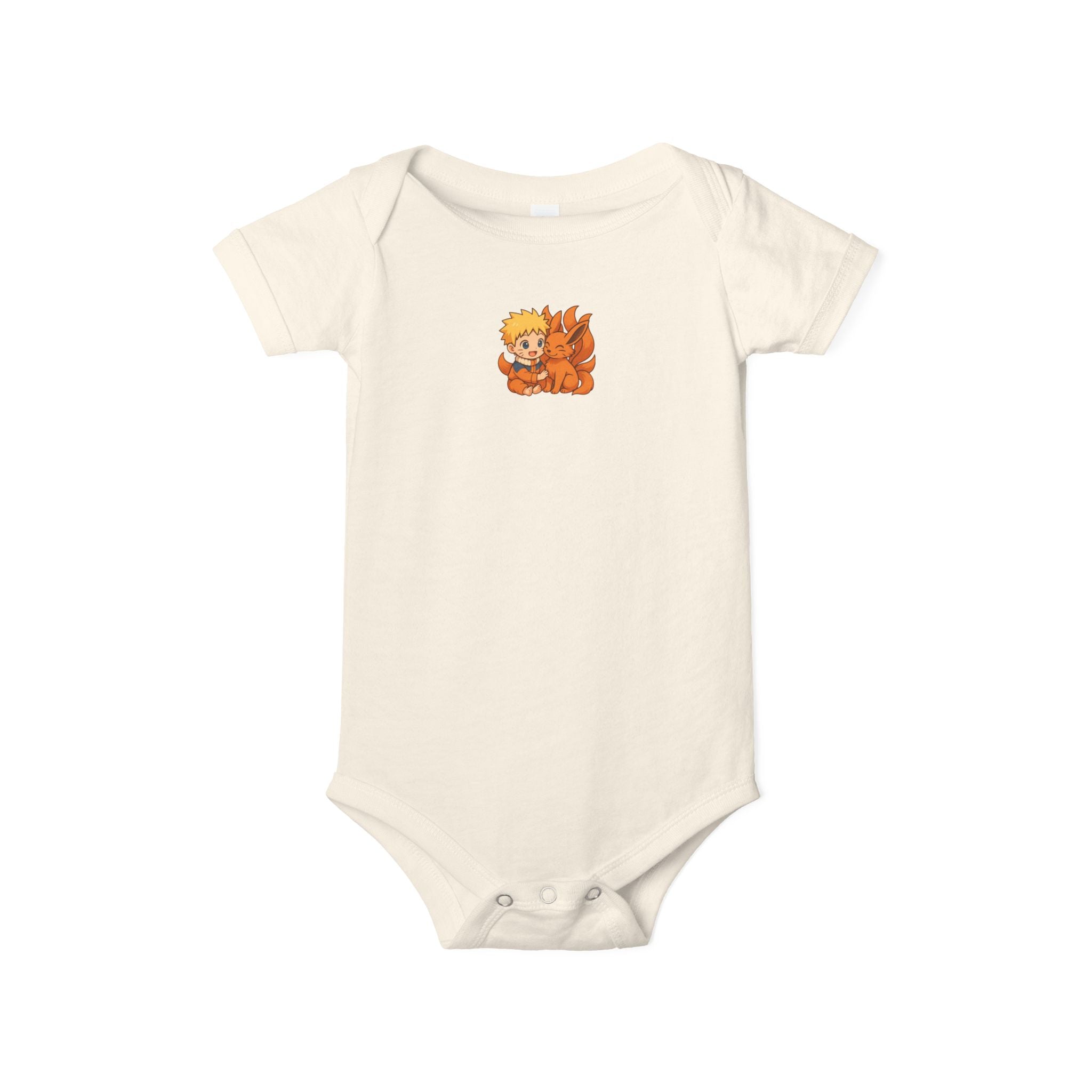 Baby Naruto & Baby Kurama One-Piece Bodysuit