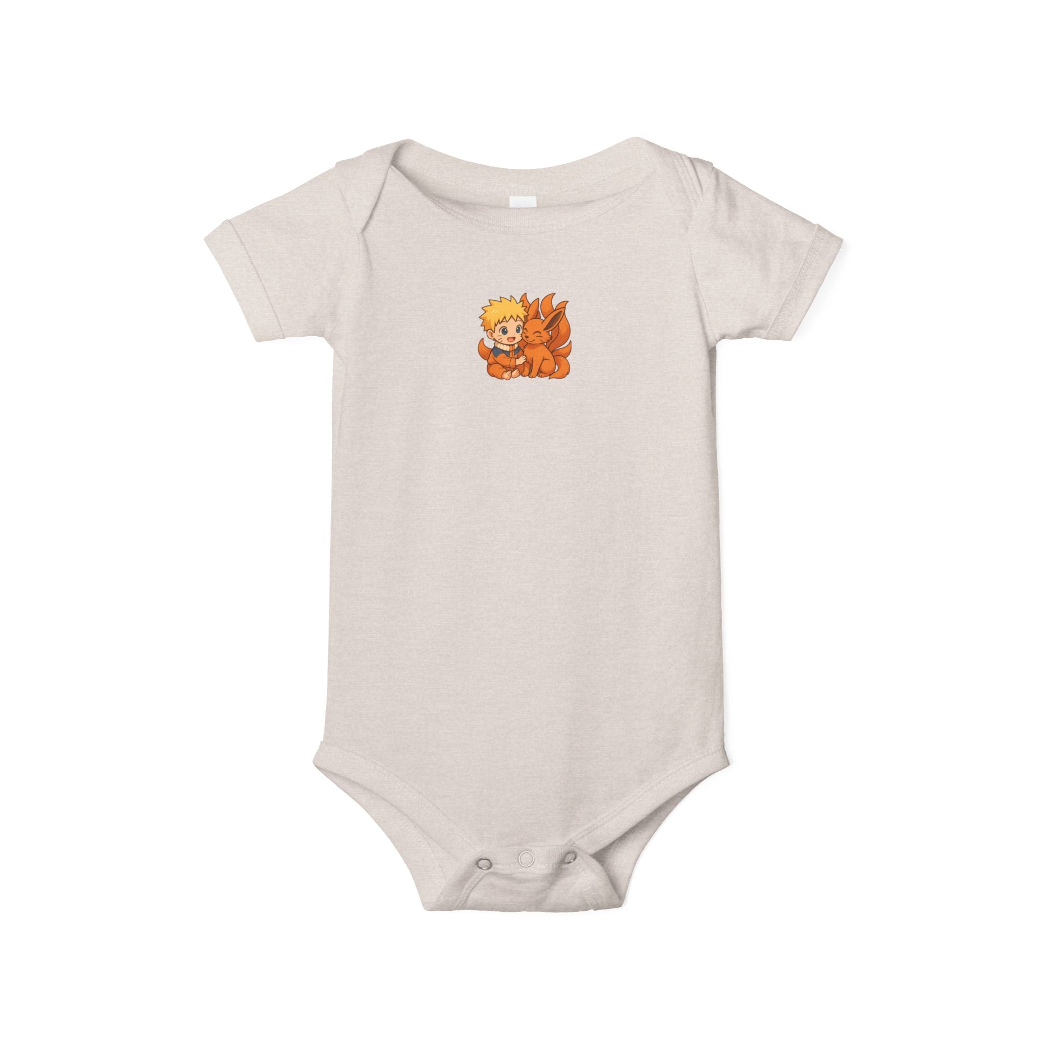 Baby Naruto & Baby Kurama One-Piece Bodysuit