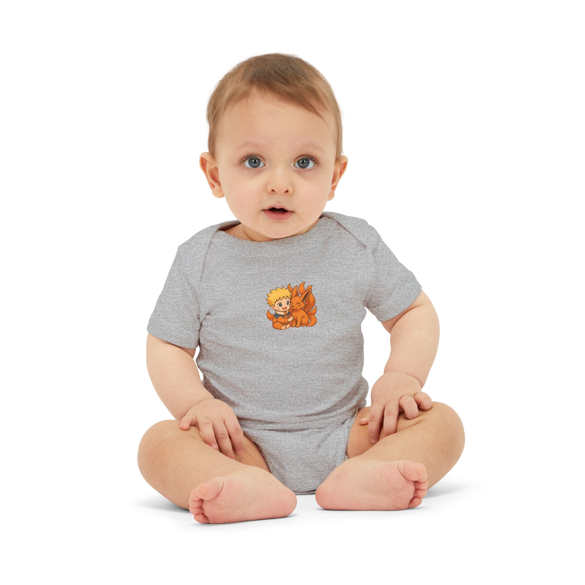 Baby Naruto & Baby Kurama One-Piece Bodysuit
