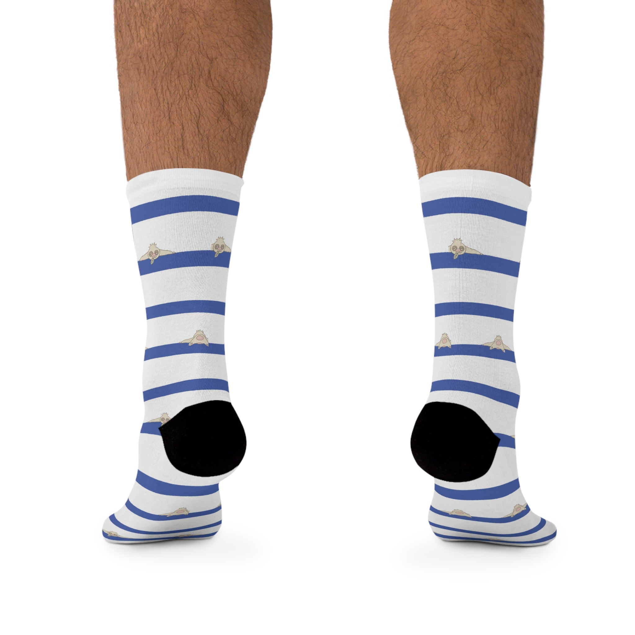 Striped Slakoth Recycled-Poly Socks