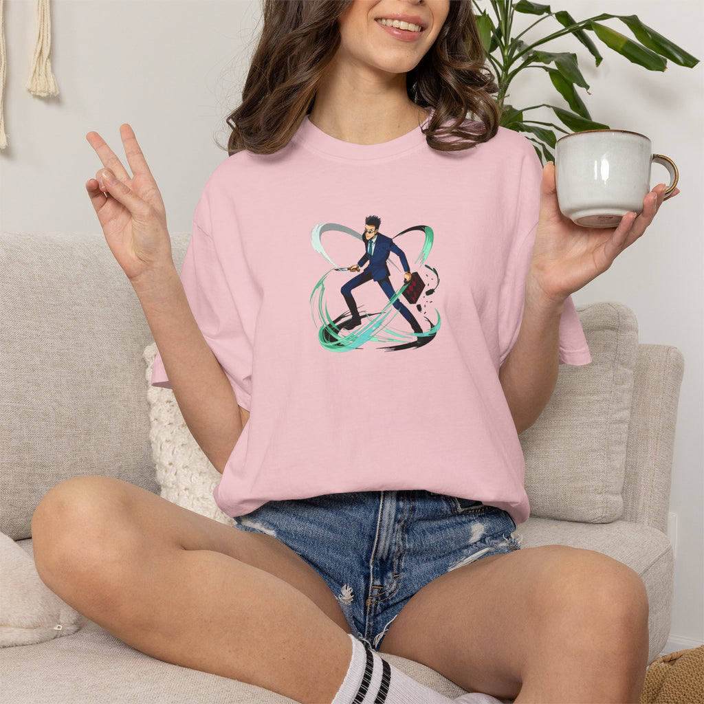 Leorio Briefcase Power up T-Shirt