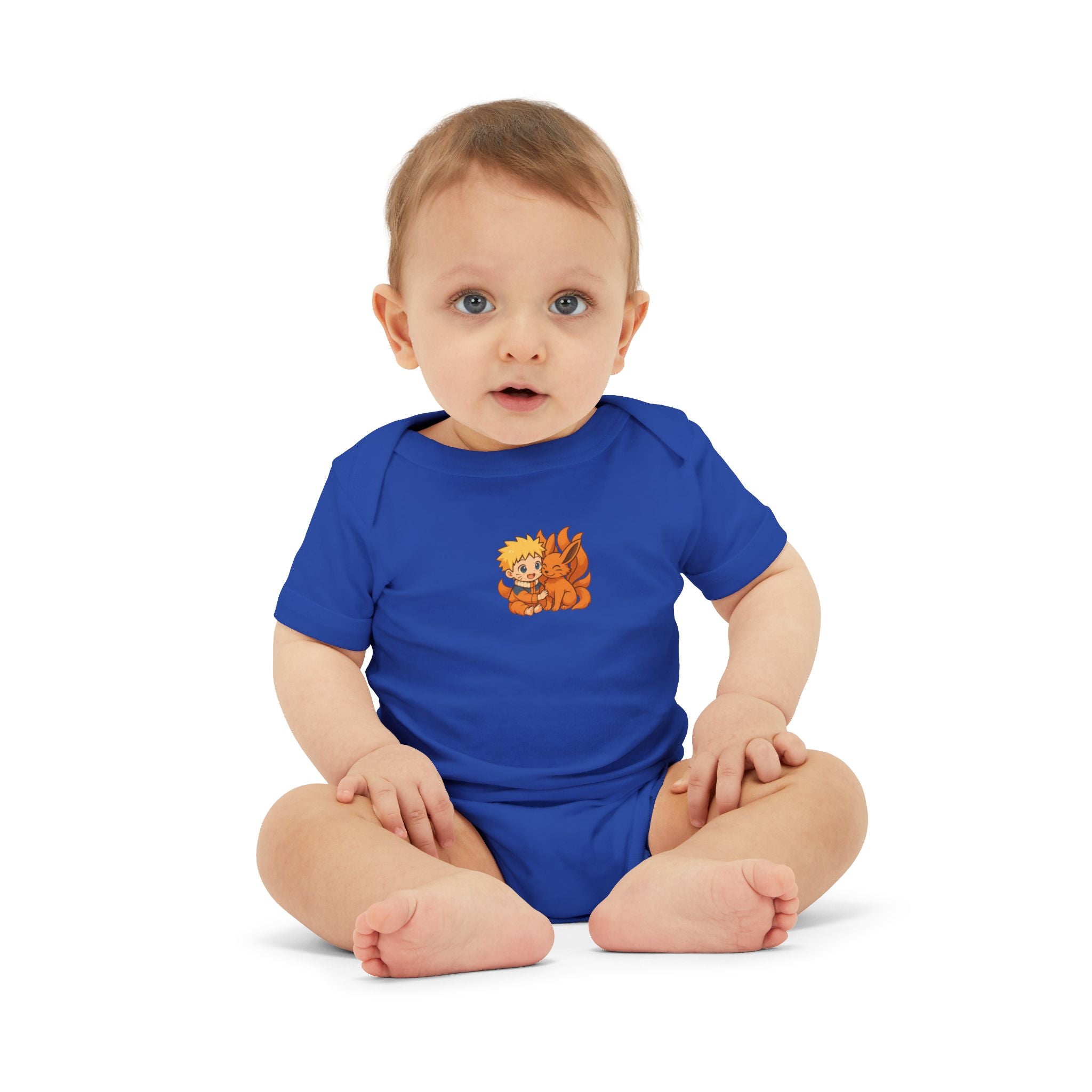 Baby Naruto & Baby Kurama One-Piece Bodysuit
