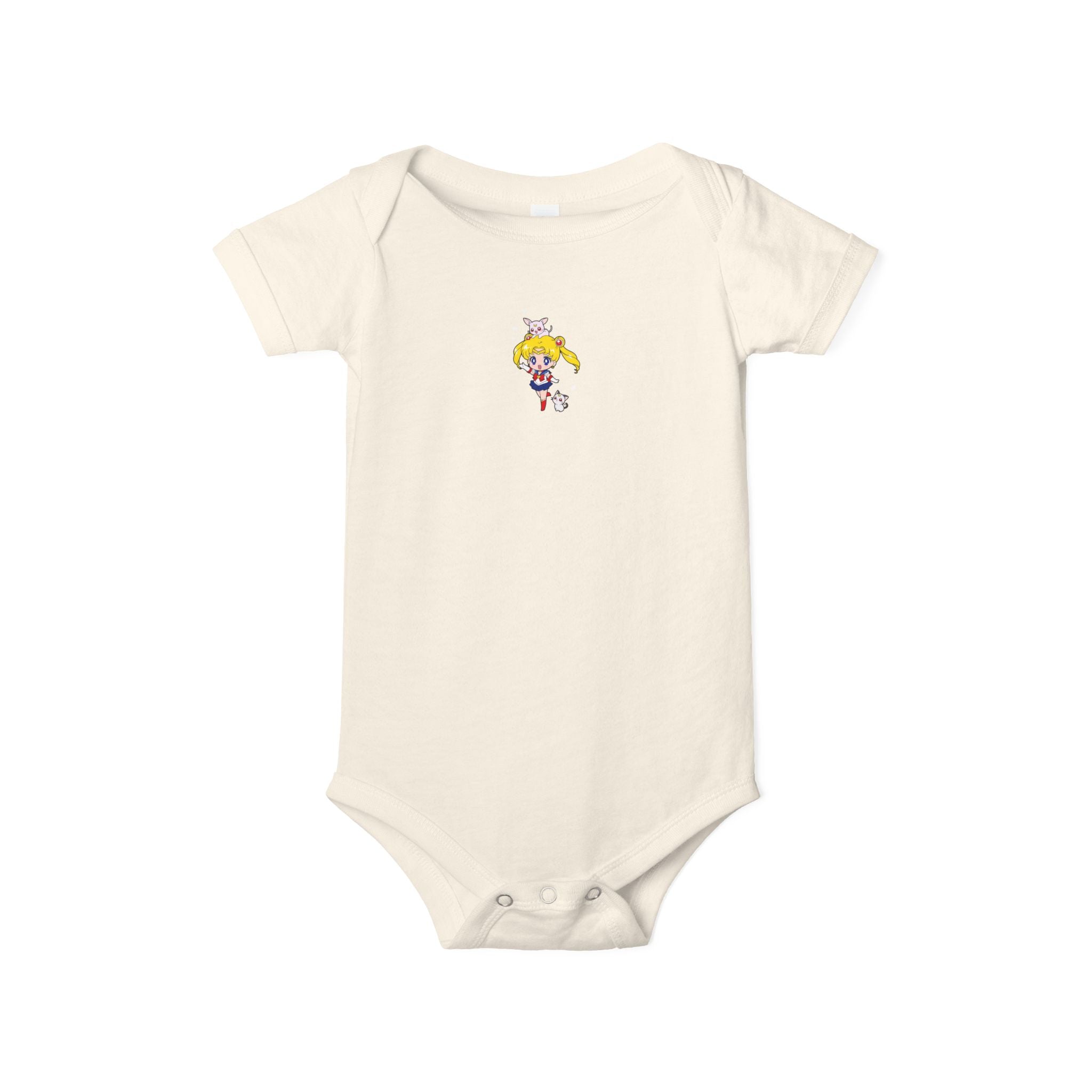 Cute Sailor Moon & Kittens Baby One-Piece Bodysuit