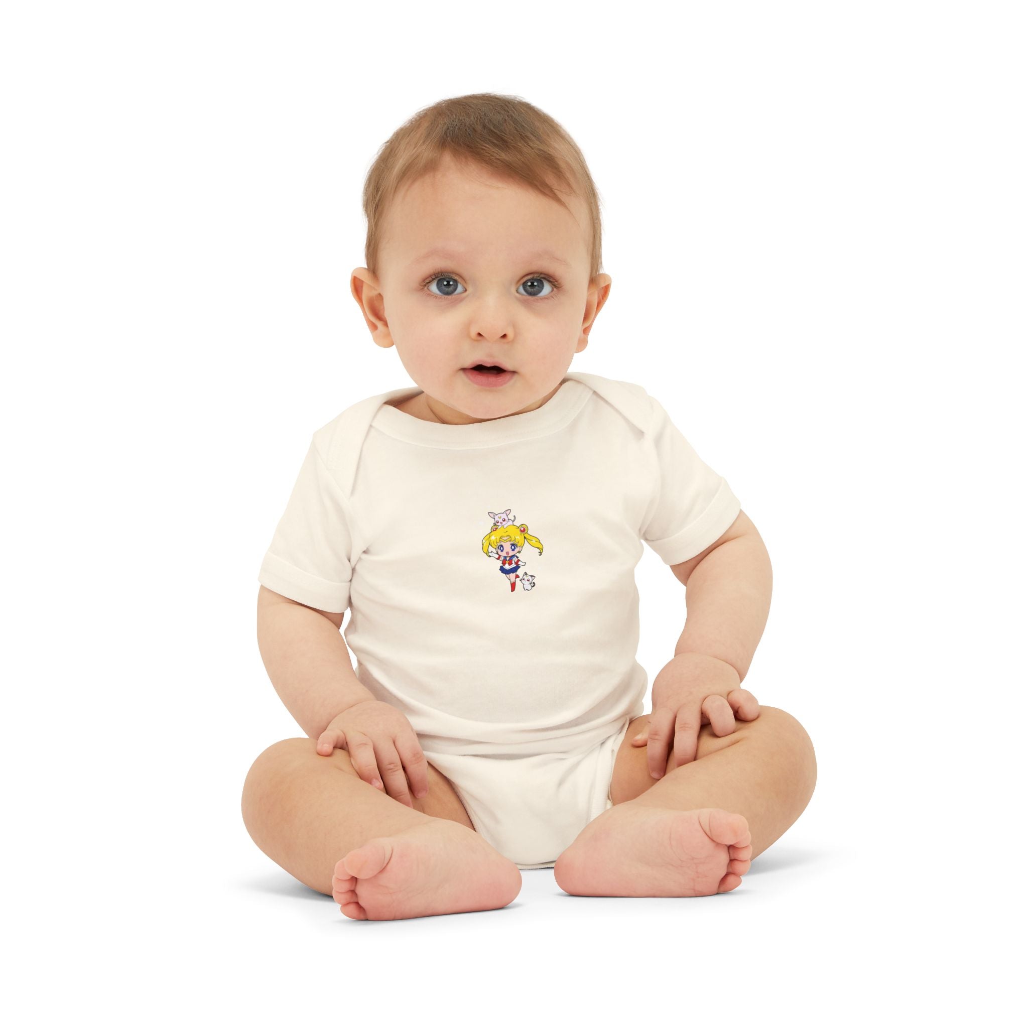 Cute Sailor Moon & Kittens Baby One-Piece Bodysuit