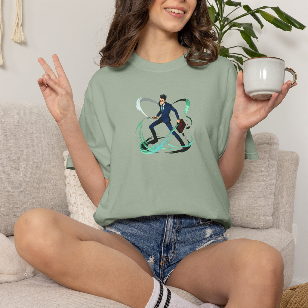 Leorio Briefcase Power up T-Shirt